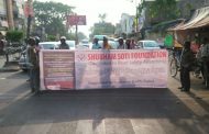 सड़क सुरक्षा के लिए जेब्रा फ्लैग कैम्पेन का किया आयोजन, किया जागरूक