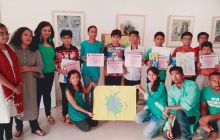 लखनऊ : चित्रकला प्रतियोगिता में बच्चों ने दिया पर्यावरण शुद्ध रखने का संदेश