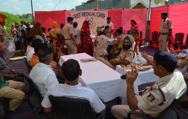 मायापुरी कॉलोनी मेंं लगा चिकित्सा शिविर
